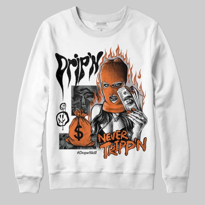Kayano 14 Silver Piquant Orange DopeSkill Sweatshirt Drip'n Never Tripp'n Graphic sold by DopeSkill