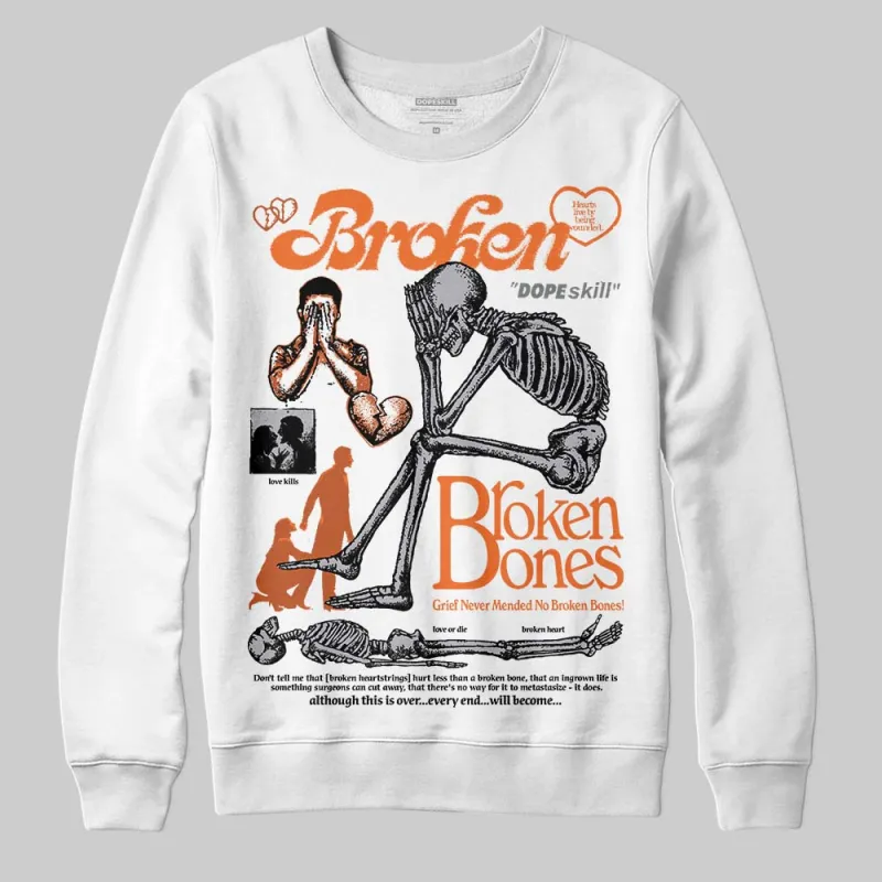 Kayano 14 Silver Piquant Orange DopeSkill Sweatshirt Broken Bones Graphic sold by DopeSkill