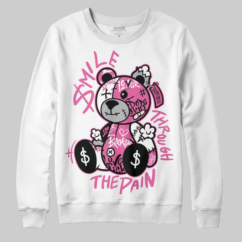 Kayano 14 Cream Sweet Pink DopeSkill Sweatshirt Smile Through The Pain Graphic sold by DopeSkill