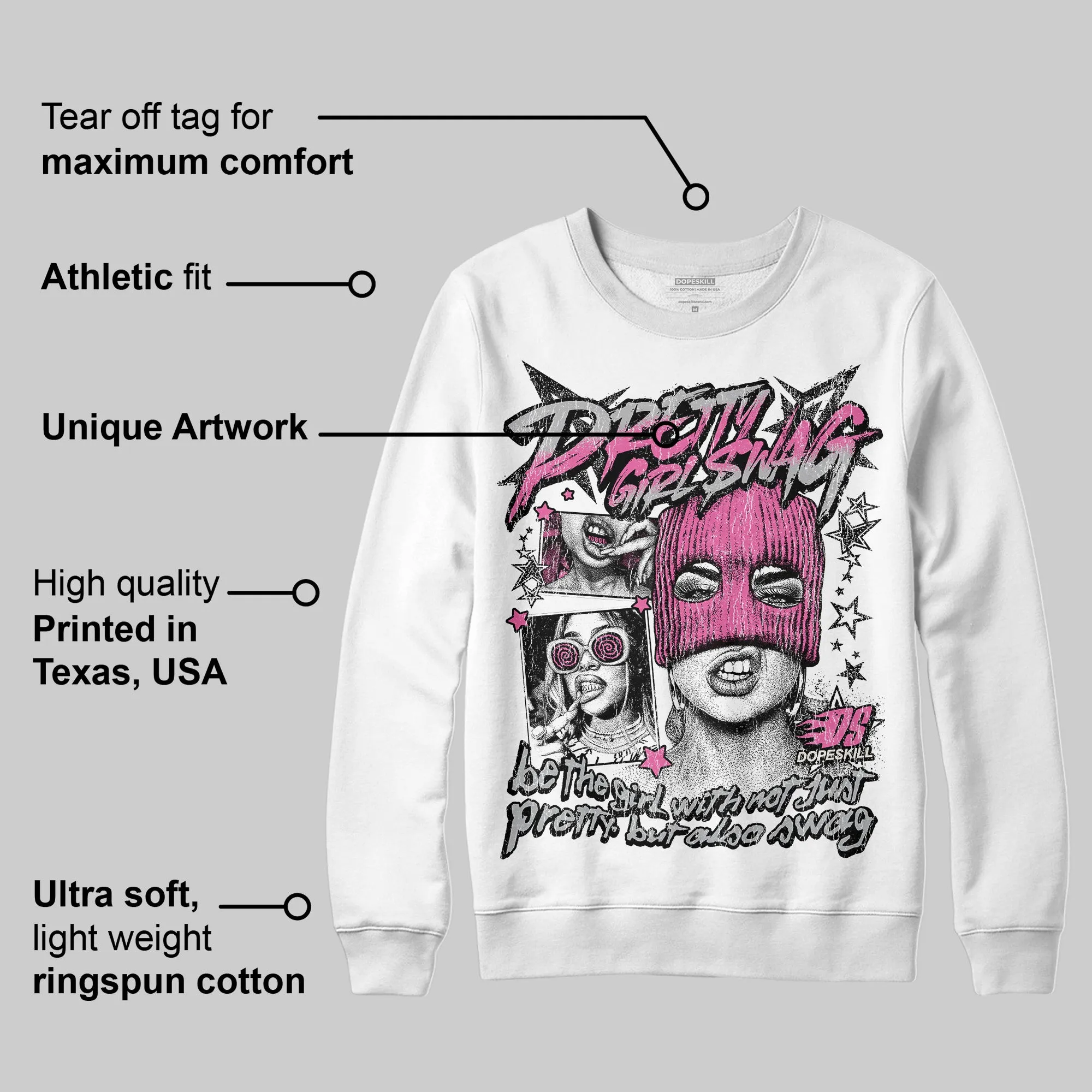 Kayano 14 Cream Sweet Pink DopeSkill Sweatshirt Pretty Girl Swag Graphic sold by DopeSkill product image thumbnail 3