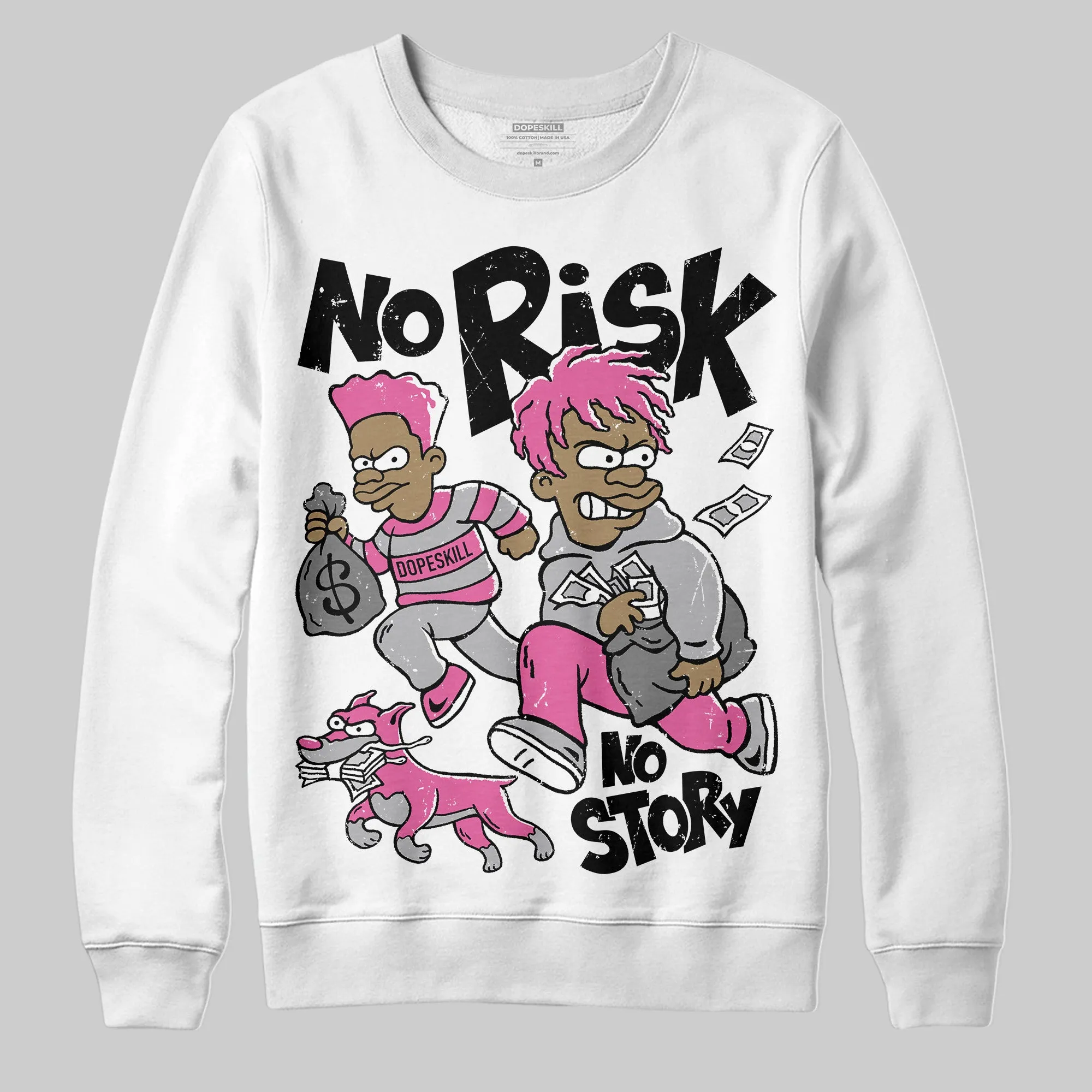 Kayano 14 Cream Sweet Pink DopeSkill Sweatshirt No Risk No Story Graphic sold by DopeSkill