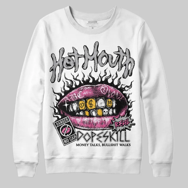 Kayano 14 Cream Sweet Pink DopeSkill Sweatshirt Hot Mouth Graphic sold by DopeSkill