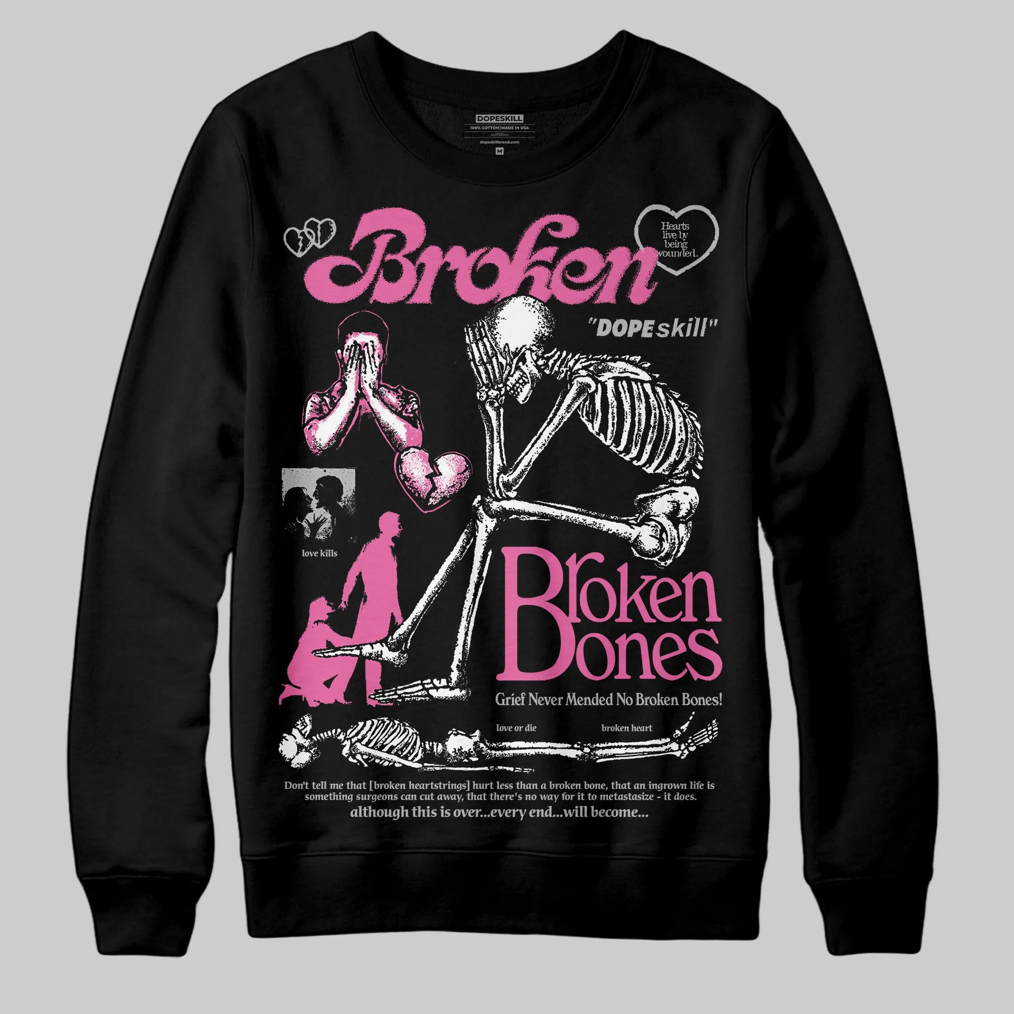 Kayano 14 Cream Sweet Pink DopeSkill Sweatshirt Broken Bones Graphic sold by DopeSkill product image thumbnail 2