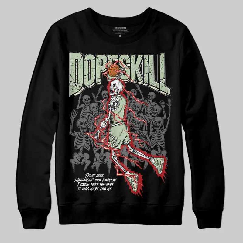 Seafoam 4s 2025 DopeSkill Sweatshirt Thunder Dunk Graphic sold by DopeSkill