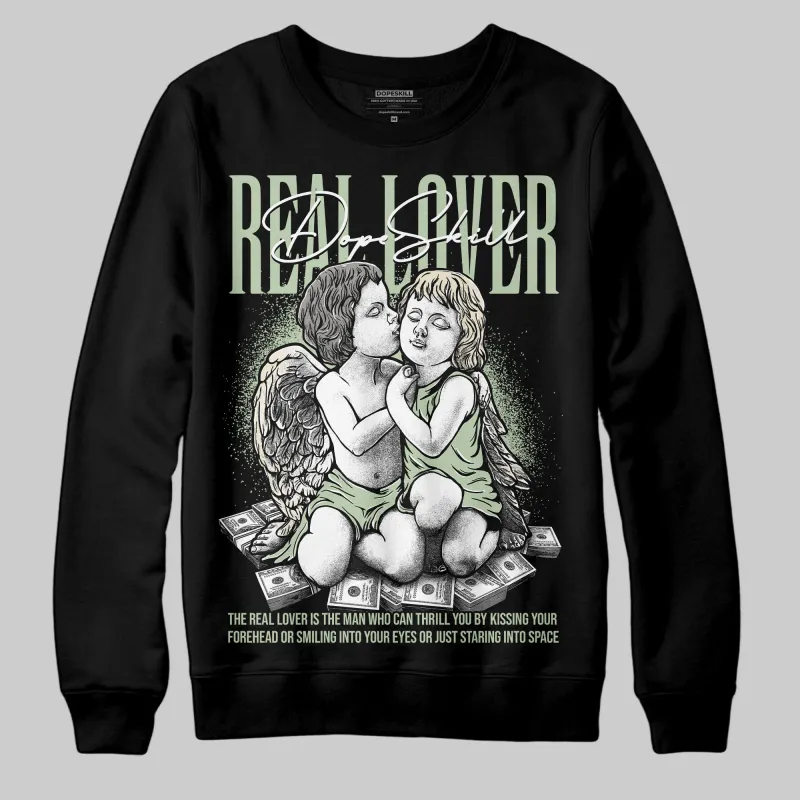 Seafoam 4s 2025 DopeSkill Sweatshirt Real Lover Graphic sold by DopeSkill