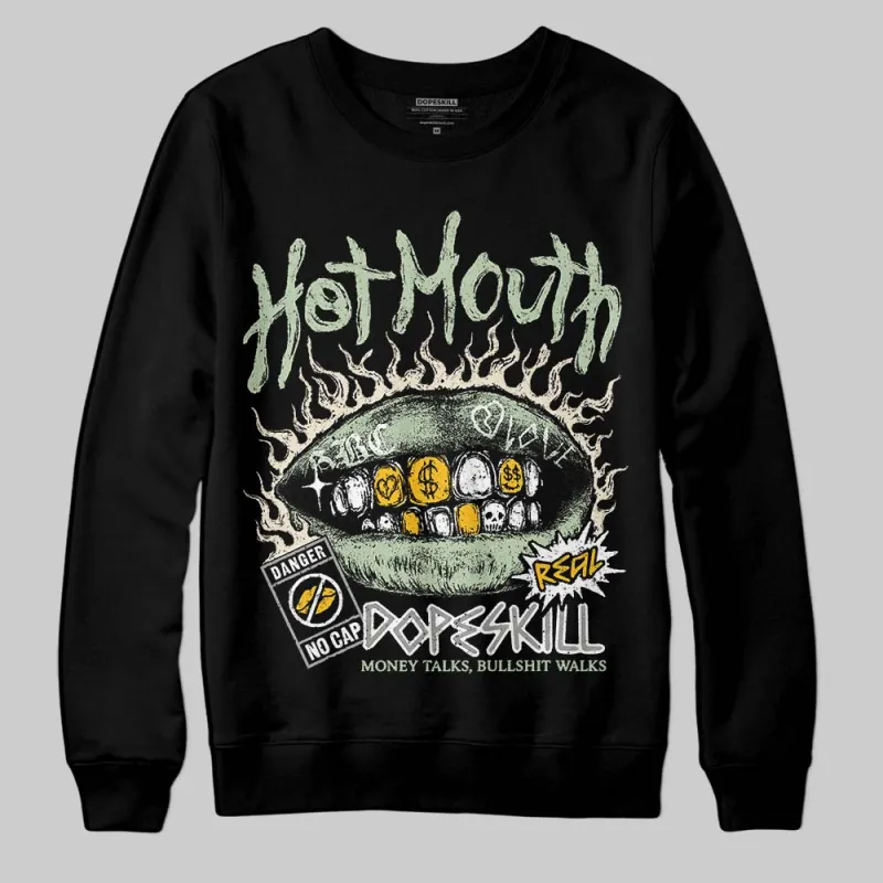 Seafoam 4s 2025 DopeSkill Sweatshirt Hot Mouth Graphic sold by DopeSkill