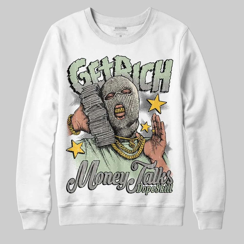 Seafoam 4s 2025 DopeSkill Sweatshirt Get Rich Graphic sold by DopeSkill product image thumbnail 2