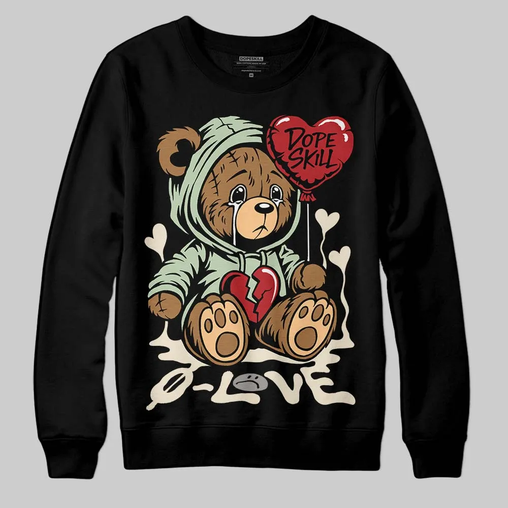 Seafoam 4s 2025 DopeSkill Sweatshirt Broken Bear Graphic sold by DopeSkill