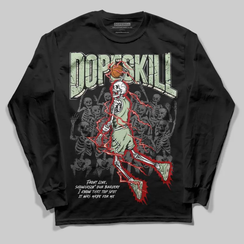 Seafoam 4s 2025 DopeSkill Long Sleeve T-Shirt Thunder Dunk Graphic sold by DopeSkill