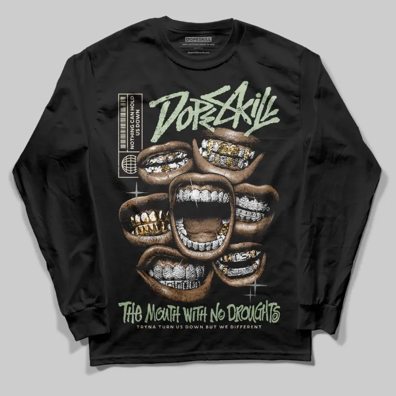 Seafoam 4s 2025 DopeSkill Long Sleeve T-Shirt The Mouth With No Droughts Graphic sold by DopeSkill