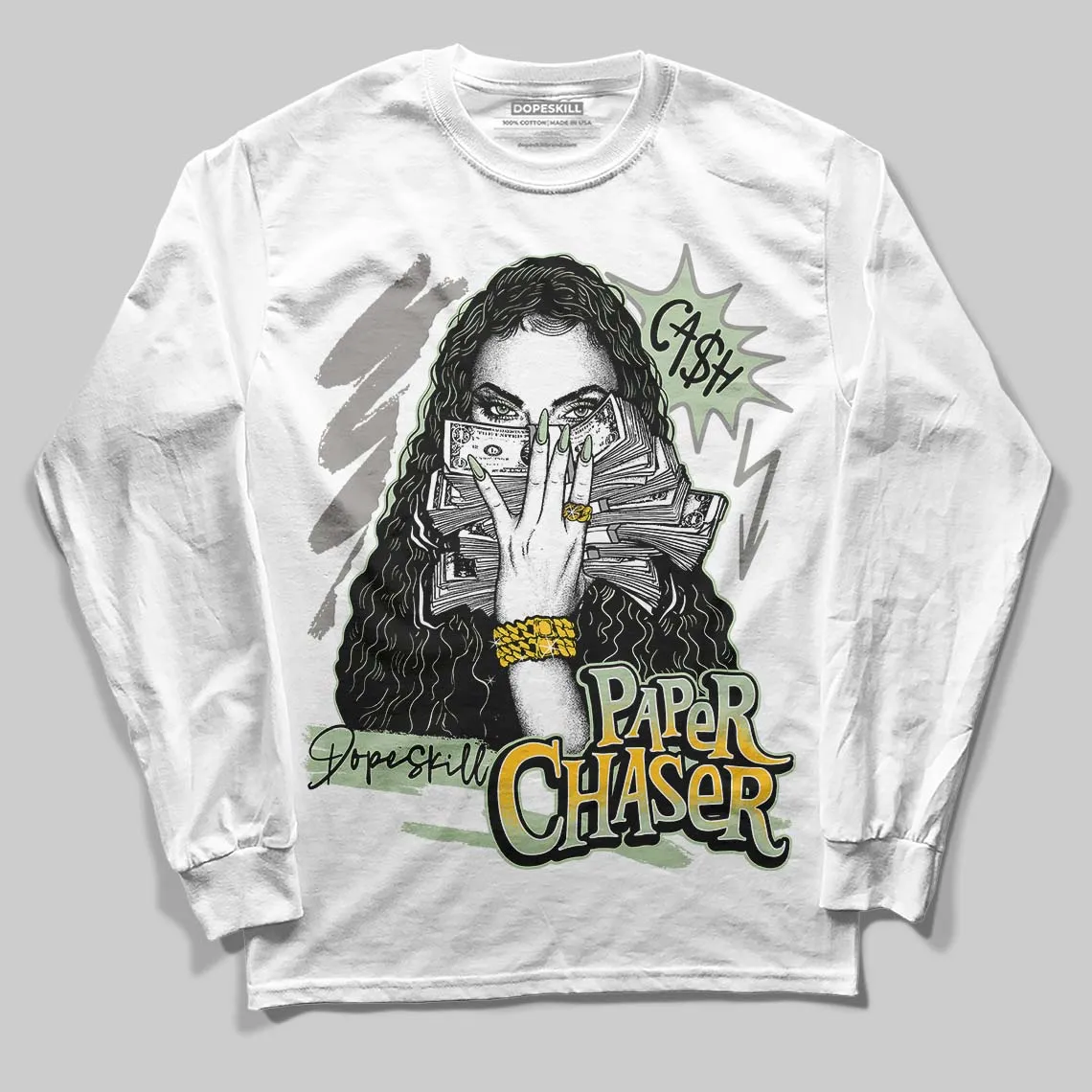 Seafoam 4s 2025 DopeSkill Long Sleeve T-Shirt NPC Graphic sold by DopeSkill product image thumbnail 2