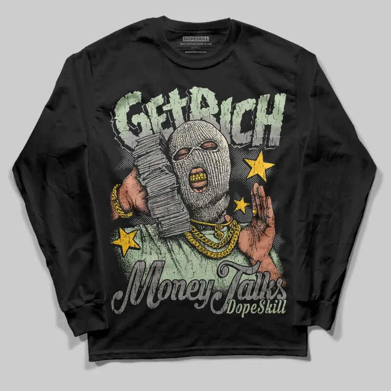 Seafoam 4s 2025 DopeSkill Long Sleeve T-Shirt Get Rich Graphic sold by DopeSkill