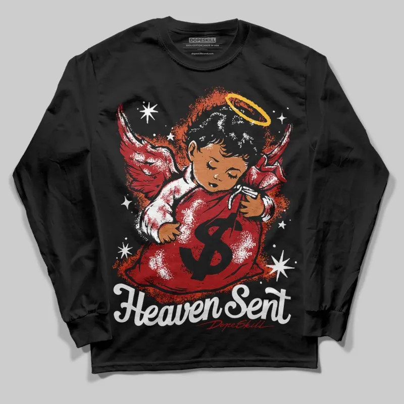 Brick By Brick 4s DopeSkill Long Sleeve T-Shirt Heaven Sent Graphic sold by DopeSkill