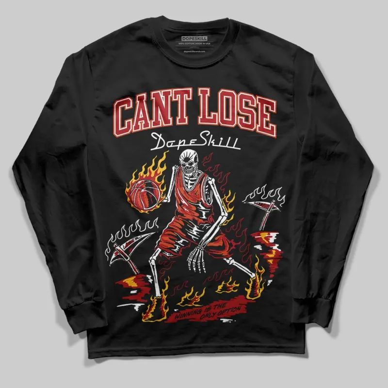 Brick By Brick 4s DopeSkill Long Sleeve T-Shirt Cant Lose Graphic sold by DopeSkill