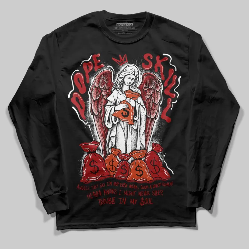 Brick By Brick 4s DopeSkill Long Sleeve T-Shirt Angels Graphic sold by DopeSkill