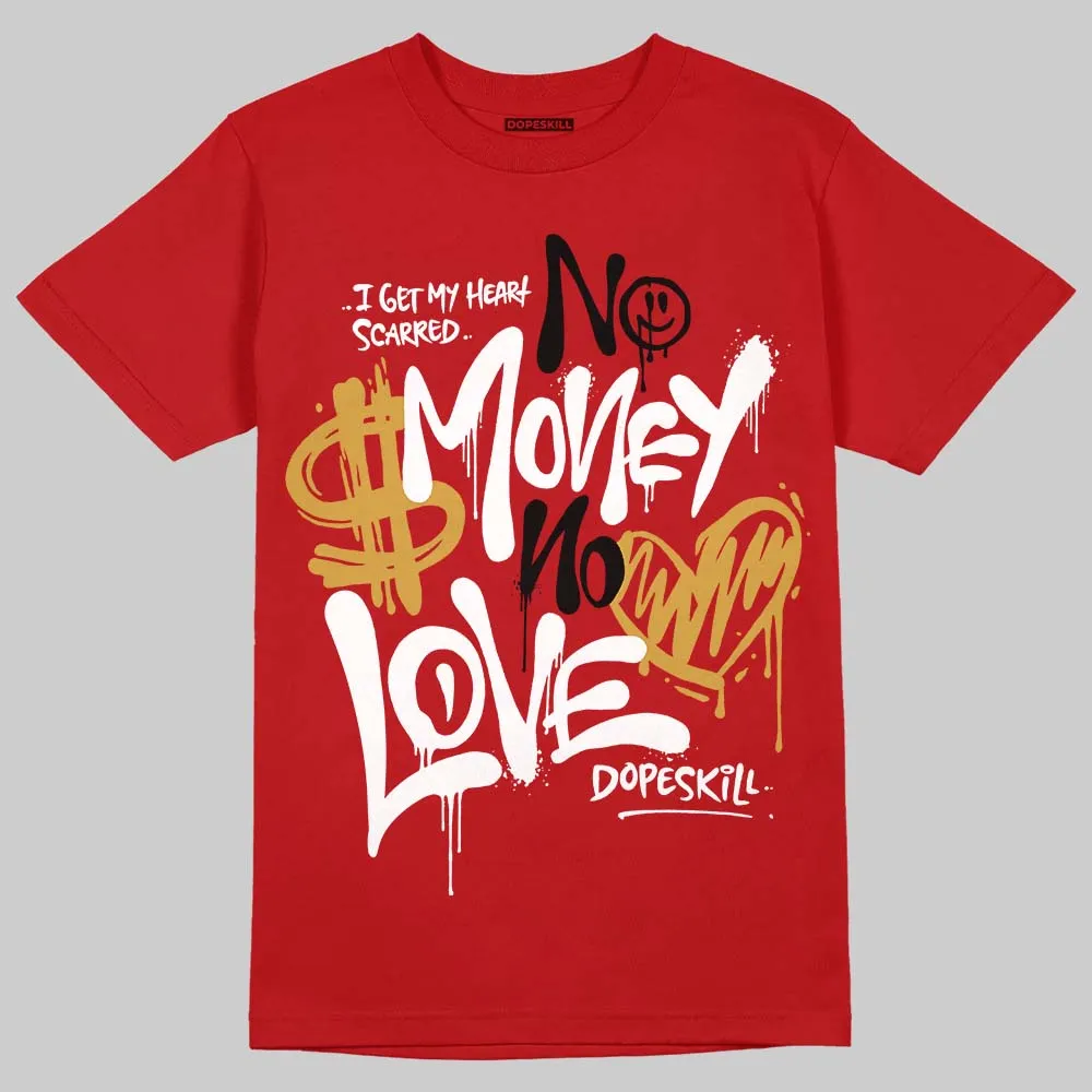 Brick By Brick 4s DopeSkill T-Shirt No Money No Love Typo Graphic sold by DopeSkill product image thumbnail 3