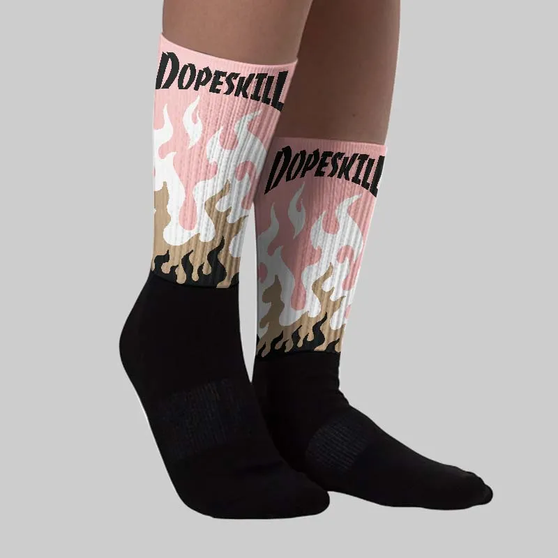 AIR FORCE 1 LINEN DopeSkill Sublimated Sock FIRE Graphic sold by DopeSkill product image thumbnail 2