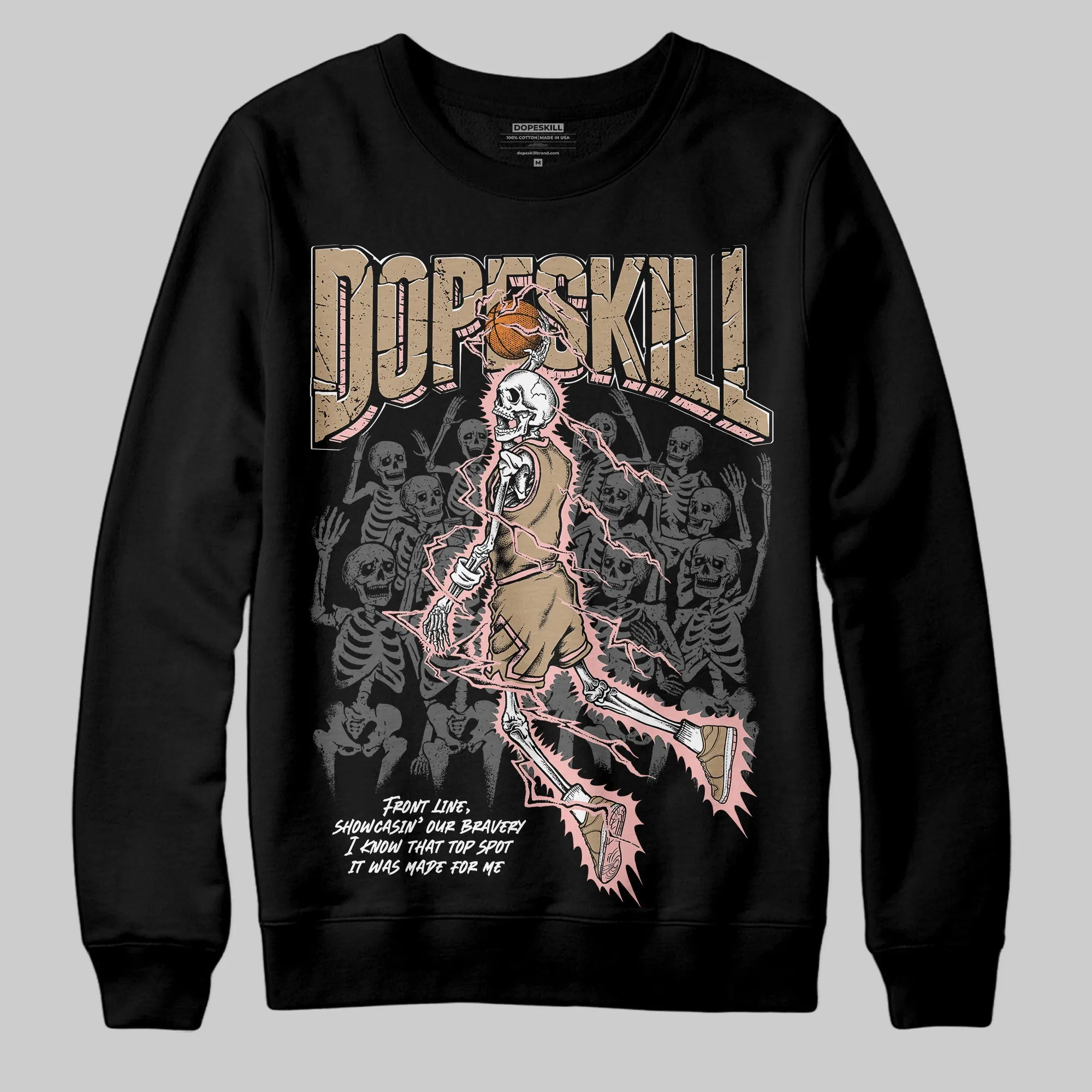 AIR FORCE 1 LINEN DopeSkill Sweatshirt Thunder Dunk Graphic sold by DopeSkill product image thumbnail 2