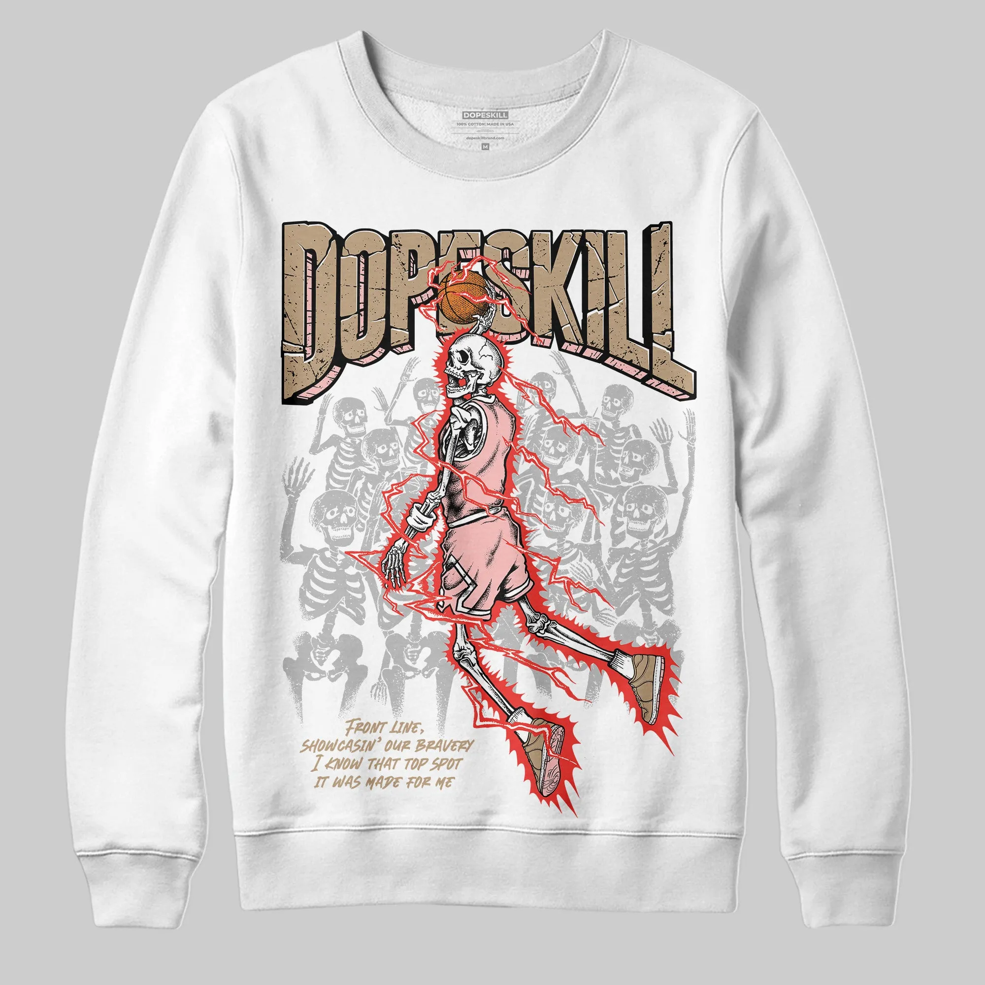 AIR FORCE 1 LINEN DopeSkill Sweatshirt Thunder Dunk Graphic sold by DopeSkill