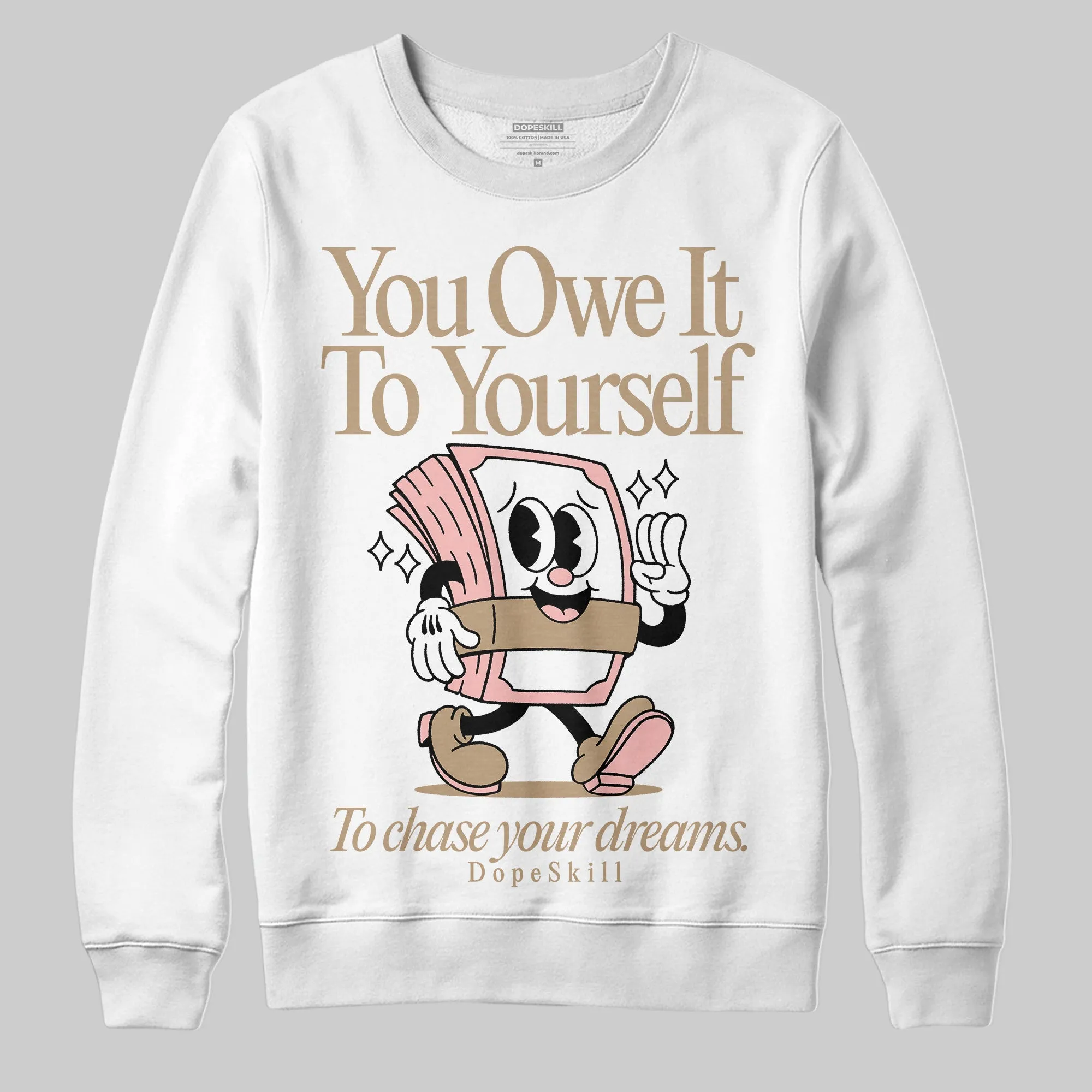 AIR FORCE 1 LINEN DopeSkill Sweatshirt Owe It To Yourself Graphic sold by DopeSkill