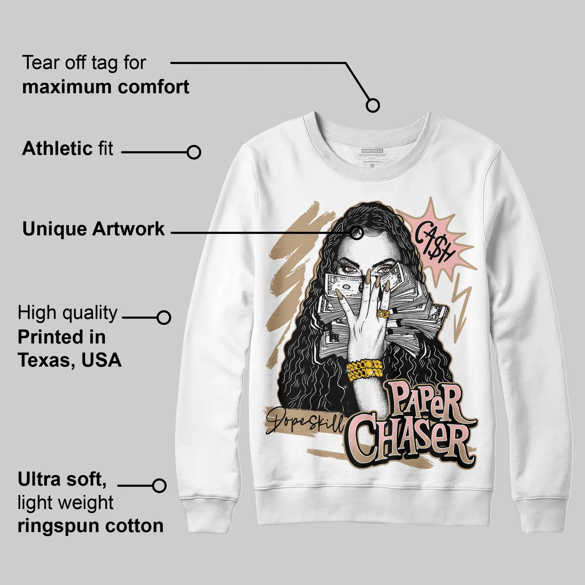 AIR FORCE 1 LINEN DopeSkill Sweatshirt NPC Graphic sold by DopeSkill product image thumbnail 3