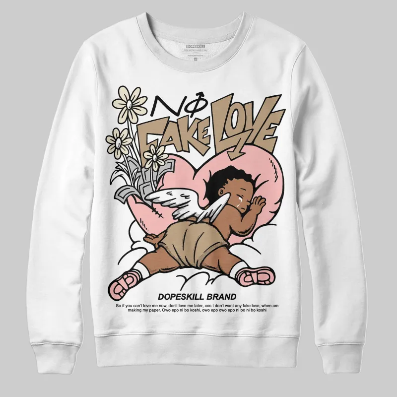 AIR FORCE 1 LINEN DopeSkill Sweatshirt No Fake Love Graphic sold by DopeSkill