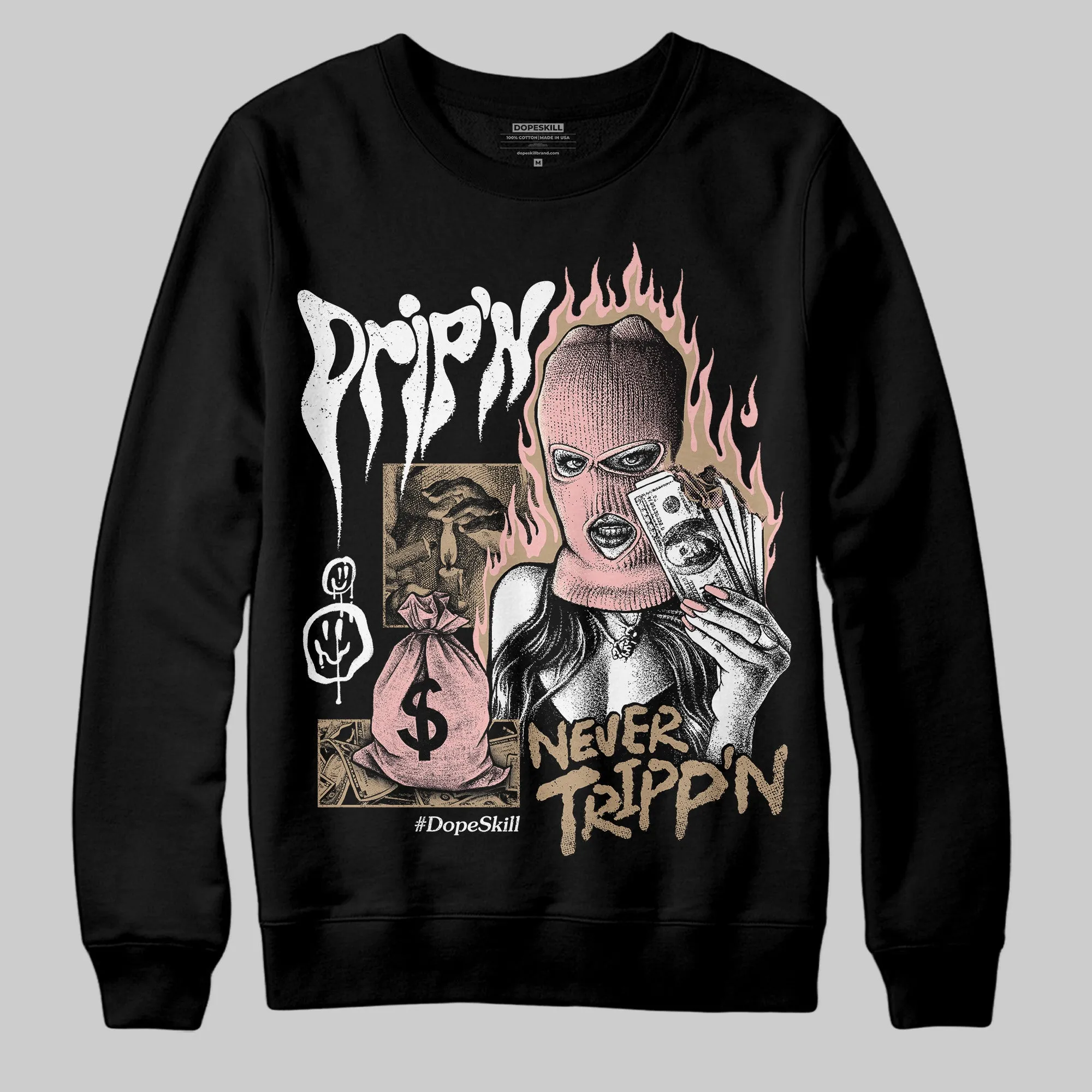 AIR FORCE 1 LINEN DopeSkill Sweatshirt Drip'n Never Tripp'n Graphic sold by DopeSkill product image thumbnail 2