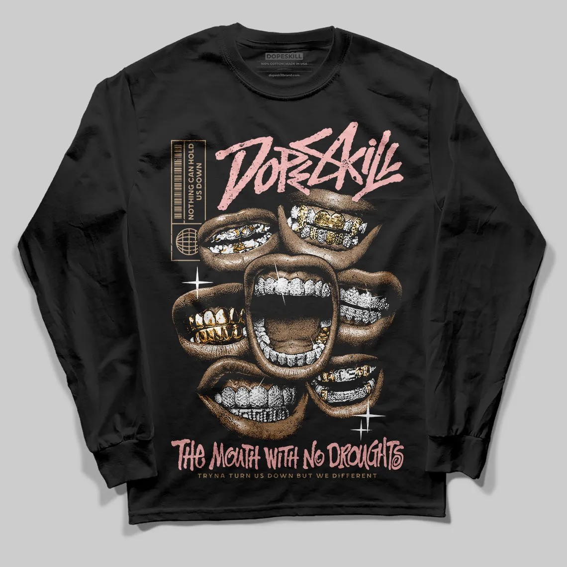 AIR FORCE 1 LINEN DopeSkill Long Sleeve T-Shirt The Mouth With No Droughts Graphic sold by DopeSkill product image thumbnail 2