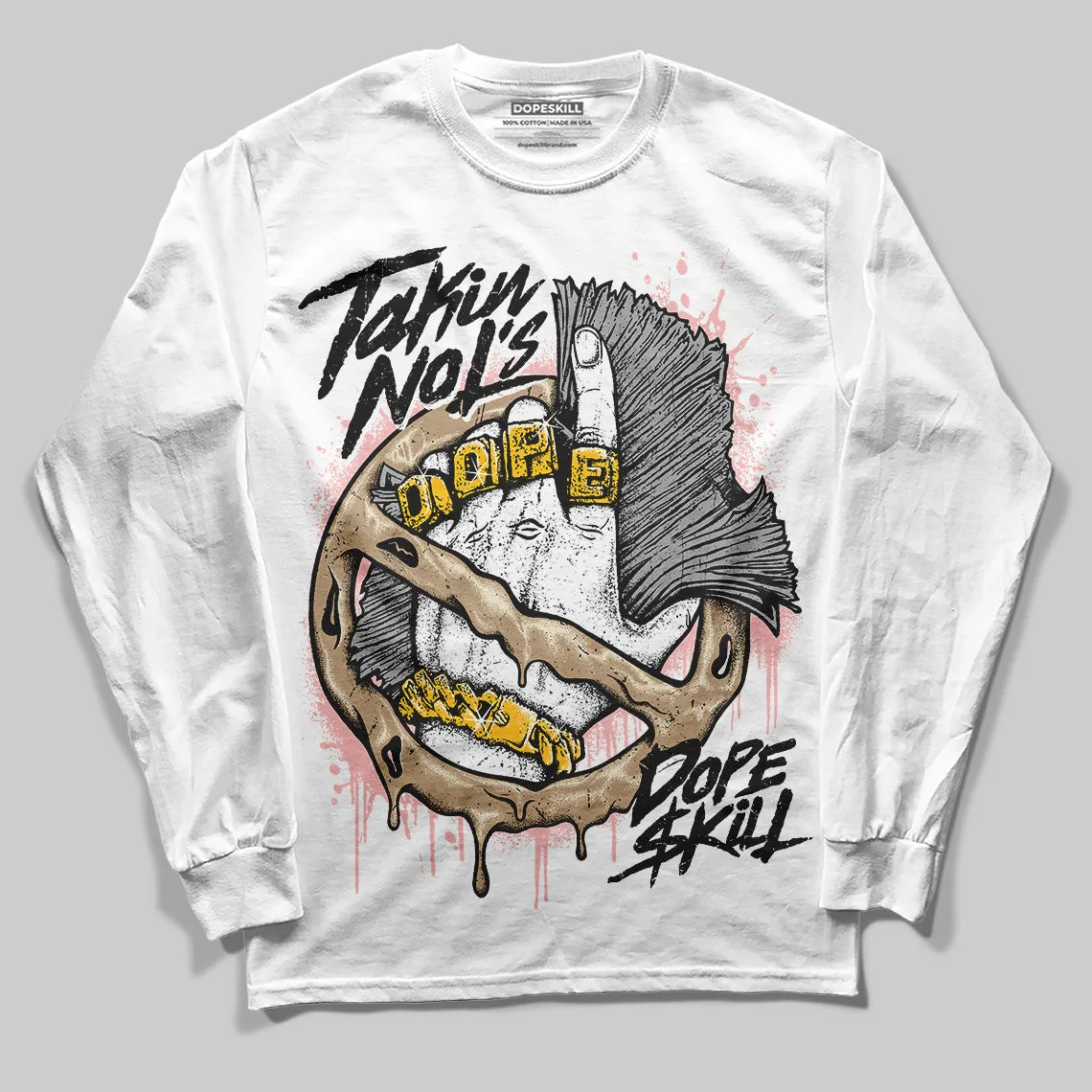 AIR FORCE 1 LINEN DopeSkill Long Sleeve T-Shirt Takin No L's Graphic sold by DopeSkill