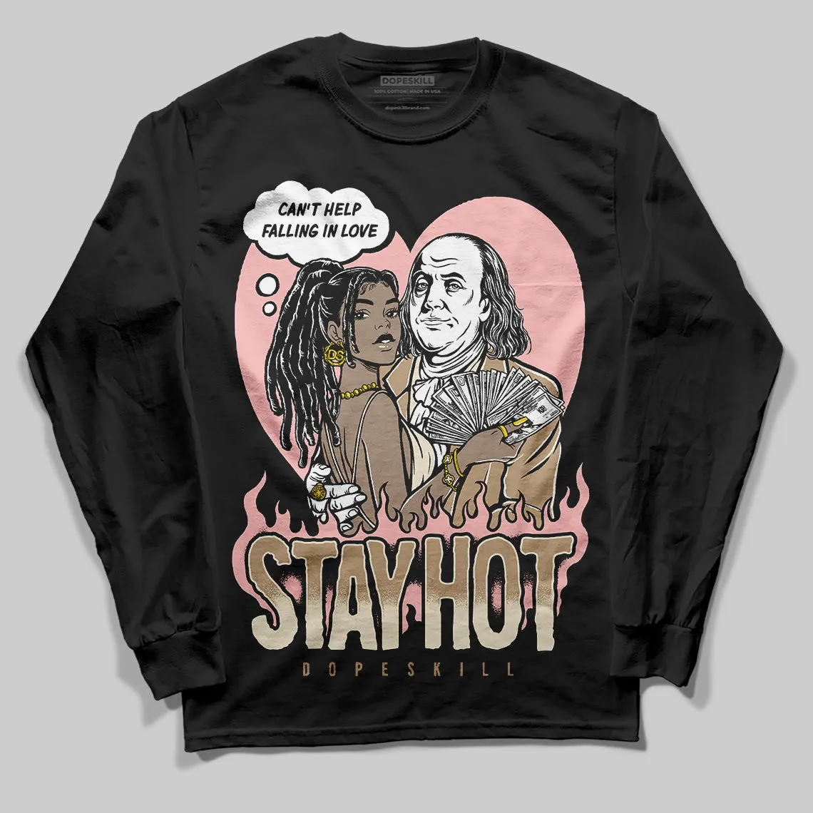 AIR FORCE 1 LINEN DopeSkill Long Sleeve T-Shirt Stay Hot Graphic sold by DopeSkill product image thumbnail 2