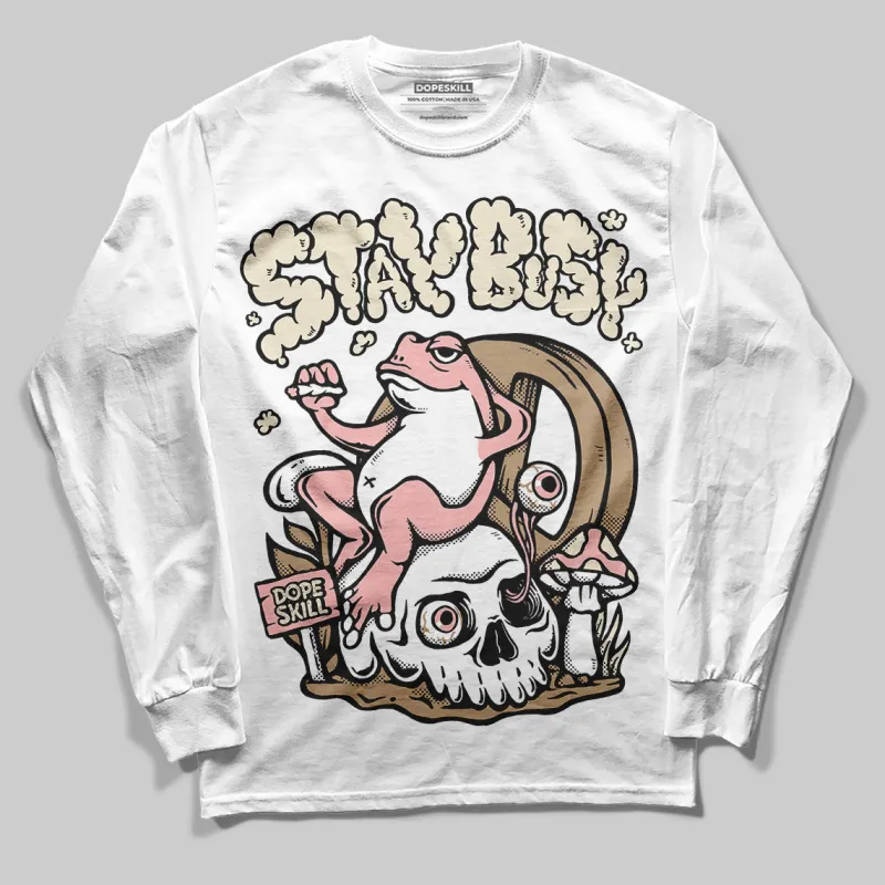AIR FORCE 1 LINEN DopeSkill Long Sleeve T-Shirt Stay Busy Graphic sold by DopeSkill