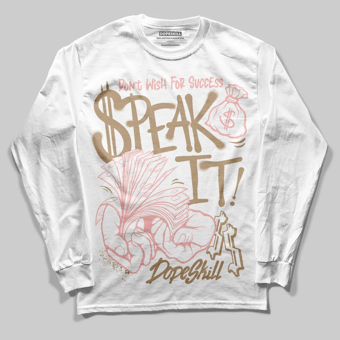 AIR FORCE 1 LINEN DopeSkill Long Sleeve T-Shirt Speak It Graphic sold by DopeSkill