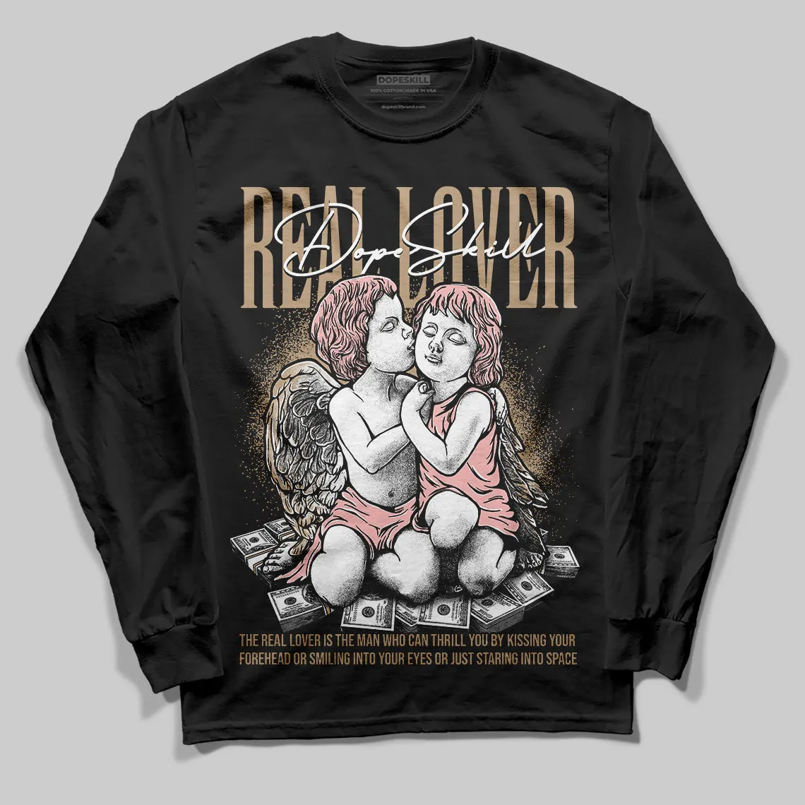 AIR FORCE 1 LINEN DopeSkill Long Sleeve T-Shirt Real Lover Graphic sold by DopeSkill product image thumbnail 2