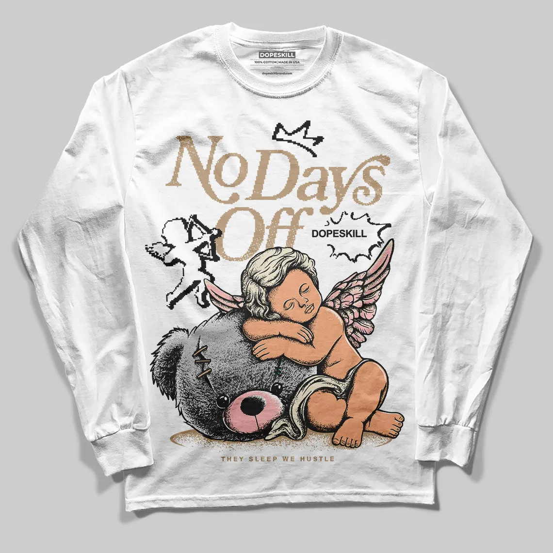 AIR FORCE 1 LINEN DopeSkill Long Sleeve T-Shirt New No Days Off Graphic sold by DopeSkill