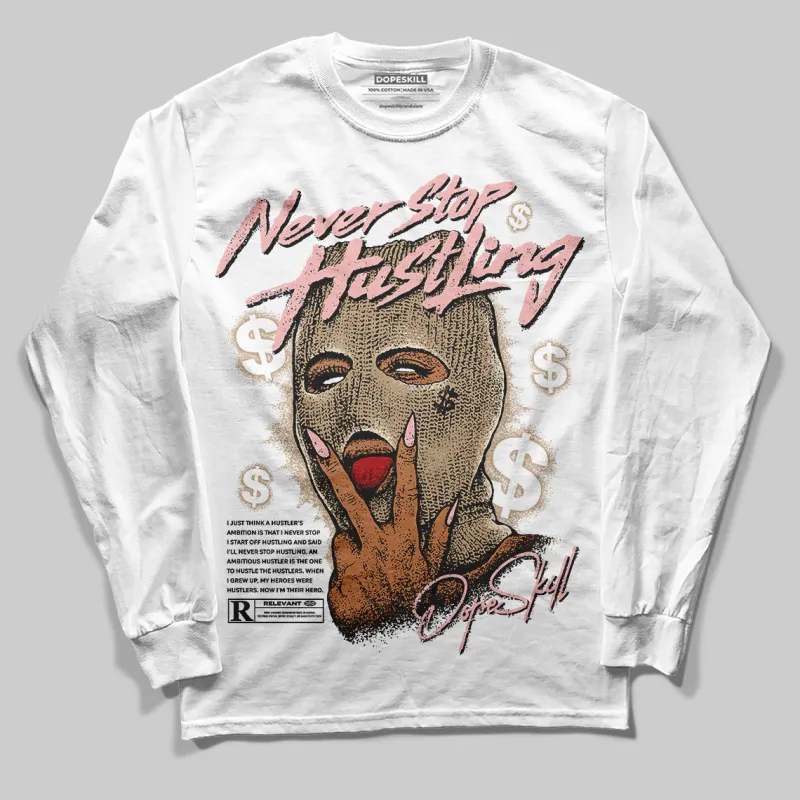 AIR FORCE 1 LINEN DopeSkill Long Sleeve T-Shirt Never Stop Hustling Graphic sold by DopeSkill