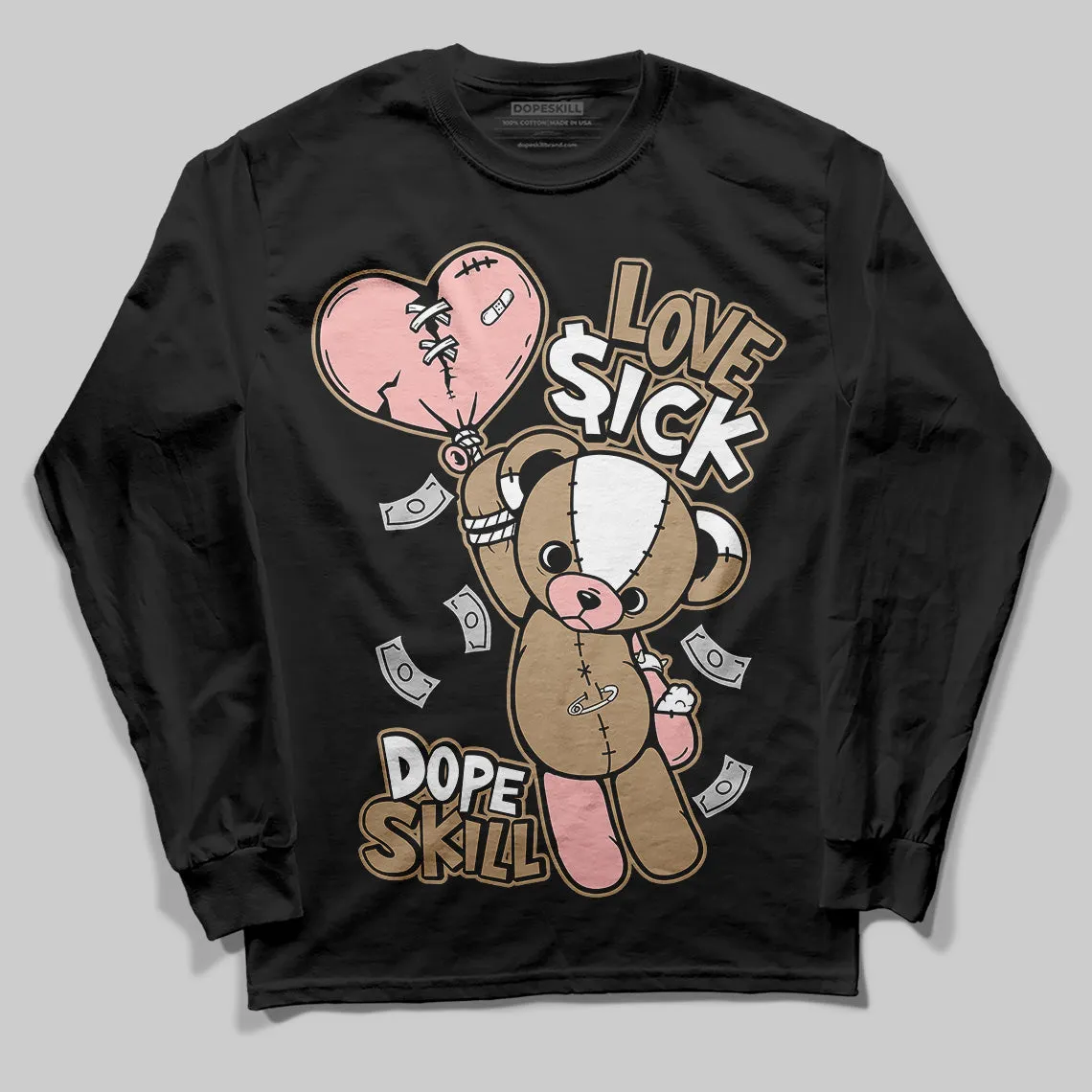 AIR FORCE 1 LINEN DopeSkill Long Sleeve T-Shirt Love Sick Graphic sold by DopeSkill product image thumbnail 2