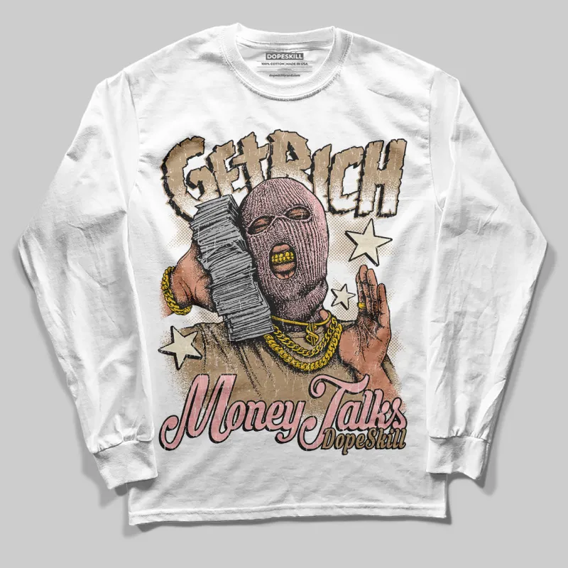 AIR FORCE 1 LINEN DopeSkill Long Sleeve T-Shirt Get Rich Graphic sold by DopeSkill