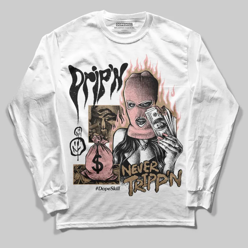 AIR FORCE 1 LINEN DopeSkill Long Sleeve T-Shirt Drip'n Never Tripp'n Graphic sold by DopeSkill