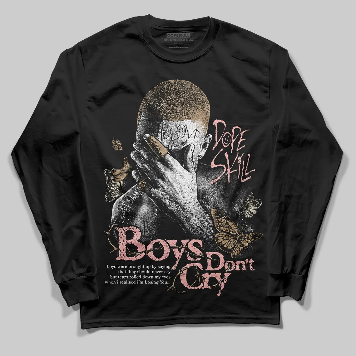 AIR FORCE 1 LINEN DopeSkill Long Sleeve T-Shirt Boys Don't Cry Graphic sold by DopeSkill product image thumbnail 2