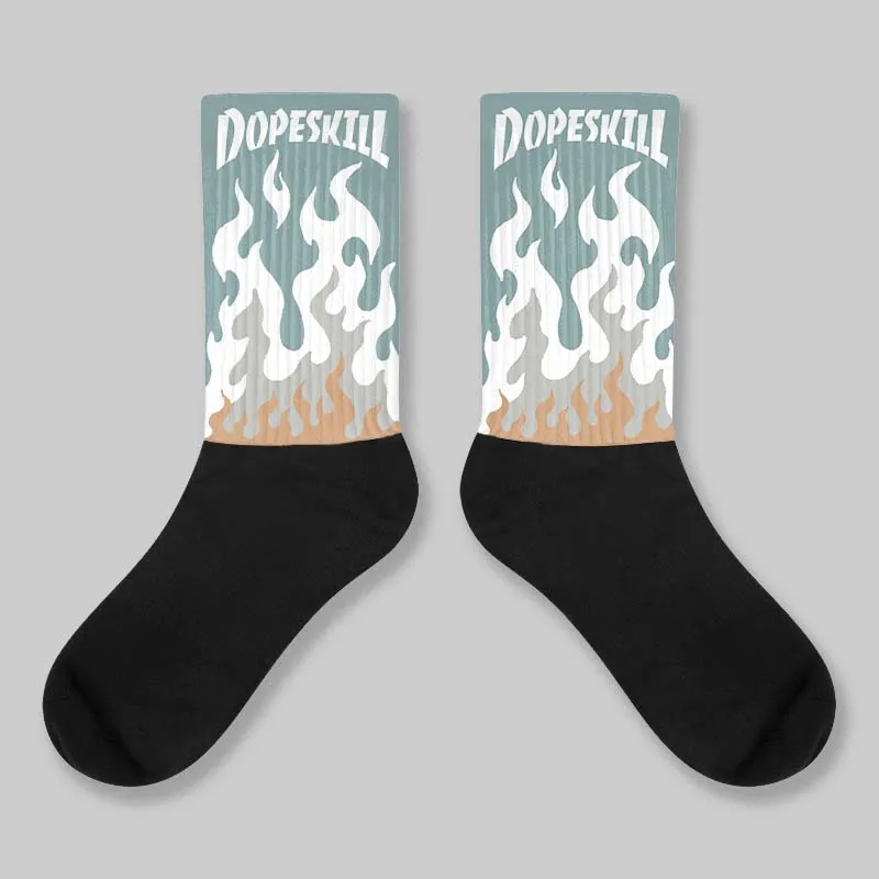 Max 1 Poly Adventure DopeSkill Sublimated Sock FIRE Graphic sold by DopeSkill