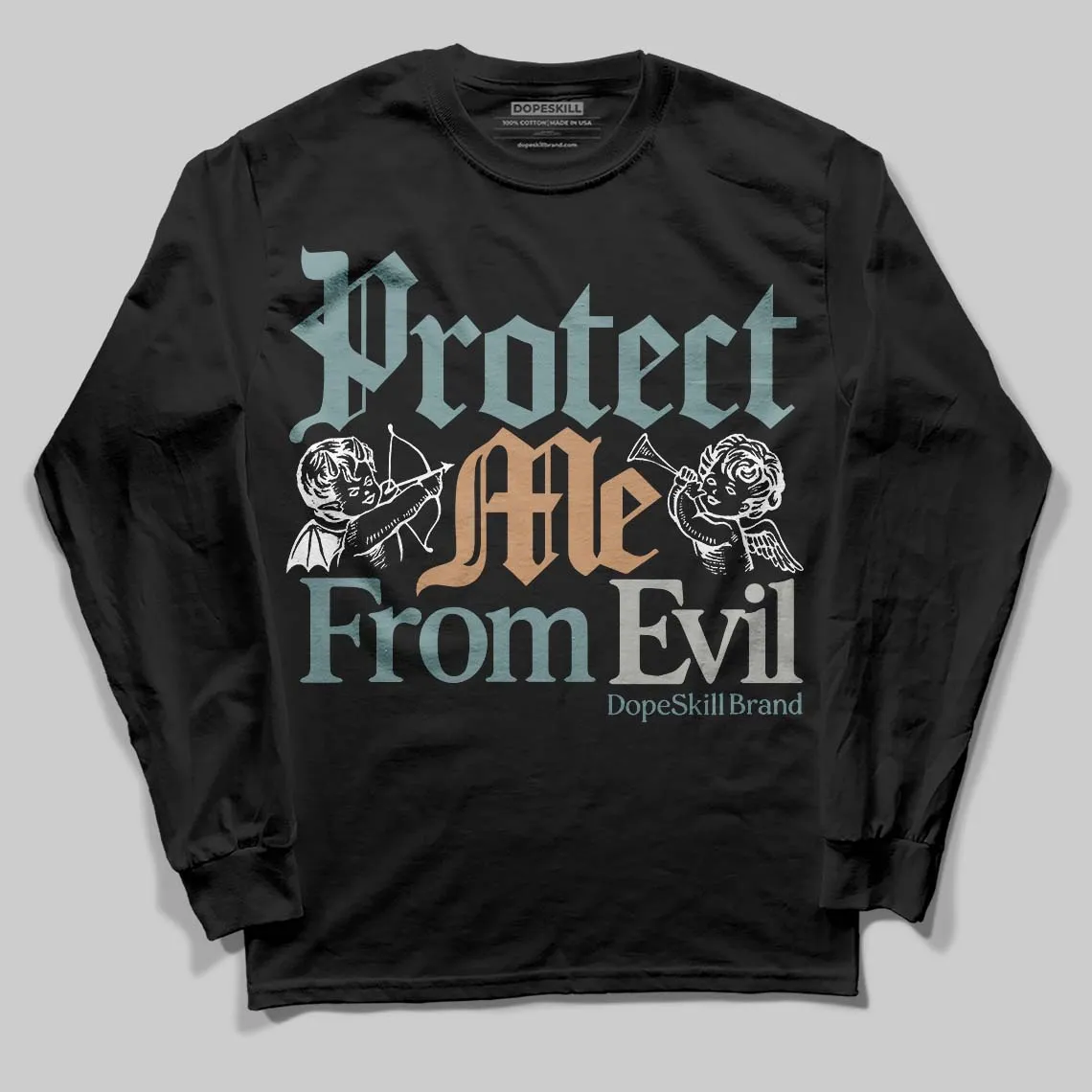 Max 1 Poly Adventure DopeSkill Long Sleeve T-Shirt Protect Me From Evil Graphic sold by DopeSkill product image thumbnail 2