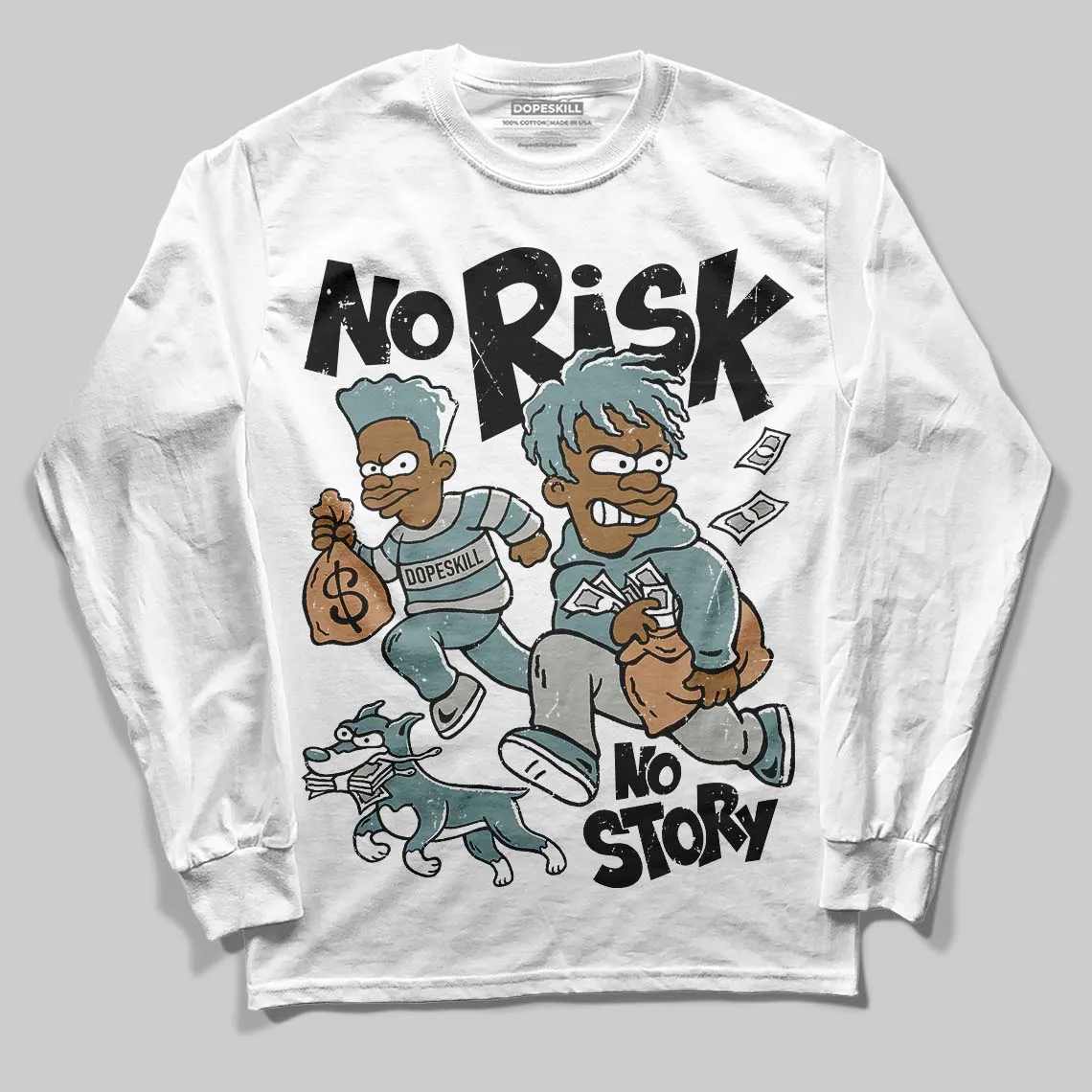Max 1 Poly Adventure DopeSkill Long Sleeve T-Shirt No Risk No Story Graphic sold by DopeSkill