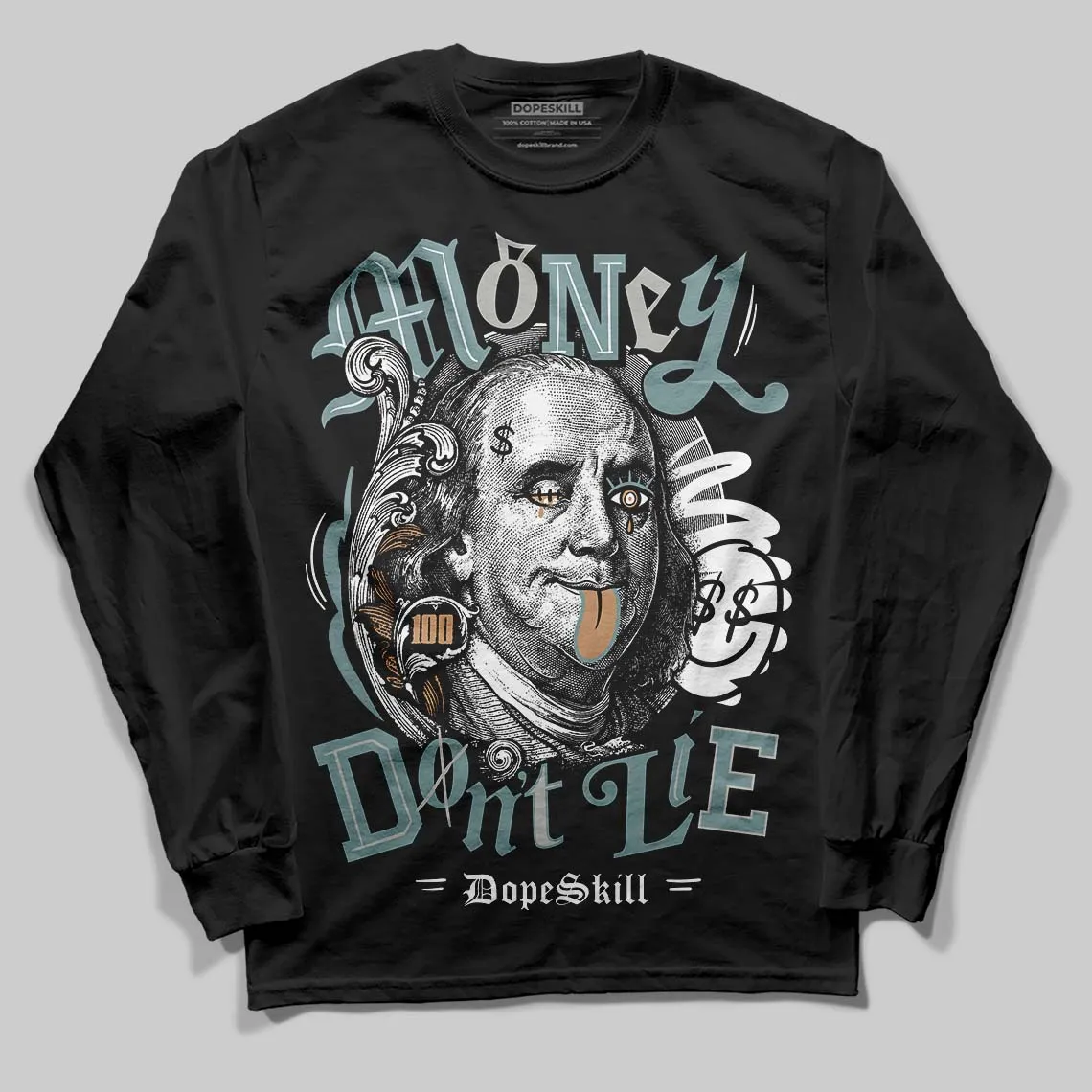 Max 1 Poly Adventure DopeSkill Long Sleeve T-Shirt Money Don't Lie Graphic sold by DopeSkill product image thumbnail 2