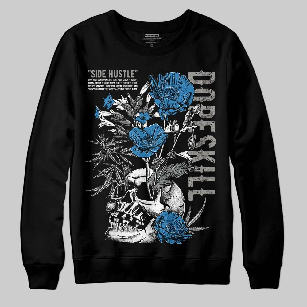Cool Grey 9s DopeSkill Sweatshirt Side Hustle Graphic sold by DopeSkill product image thumbnail 2