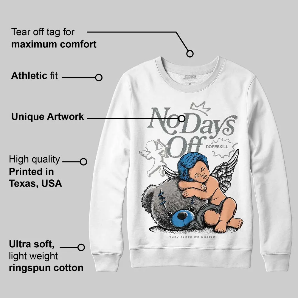 Cool Grey 9s DopeSkill Sweatshirt New No Days Off Graphic sold by DopeSkill product image thumbnail 3