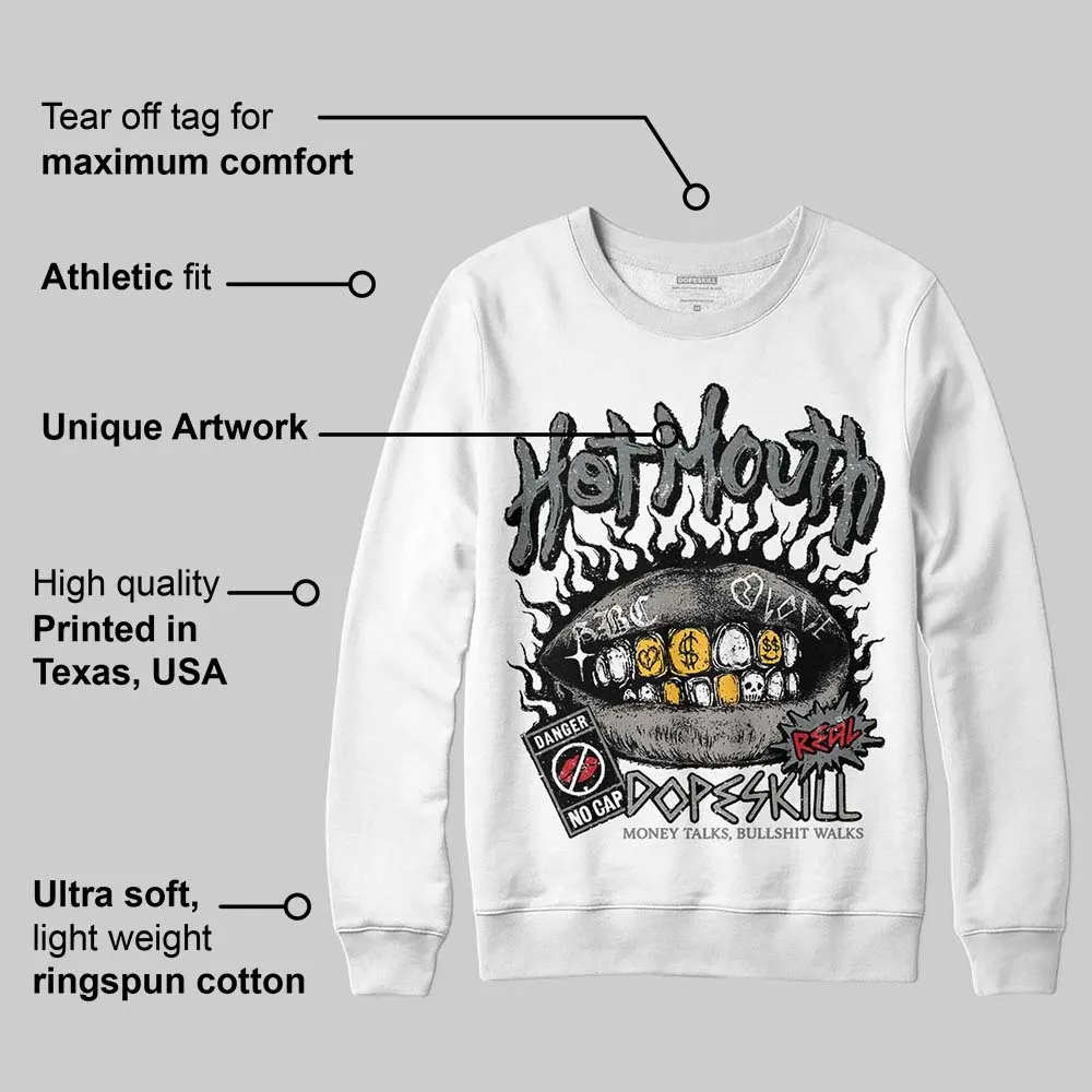 Cool Grey 9s DopeSkill Sweatshirt Hot Mouth Graphic sold by DopeSkill product image thumbnail 3