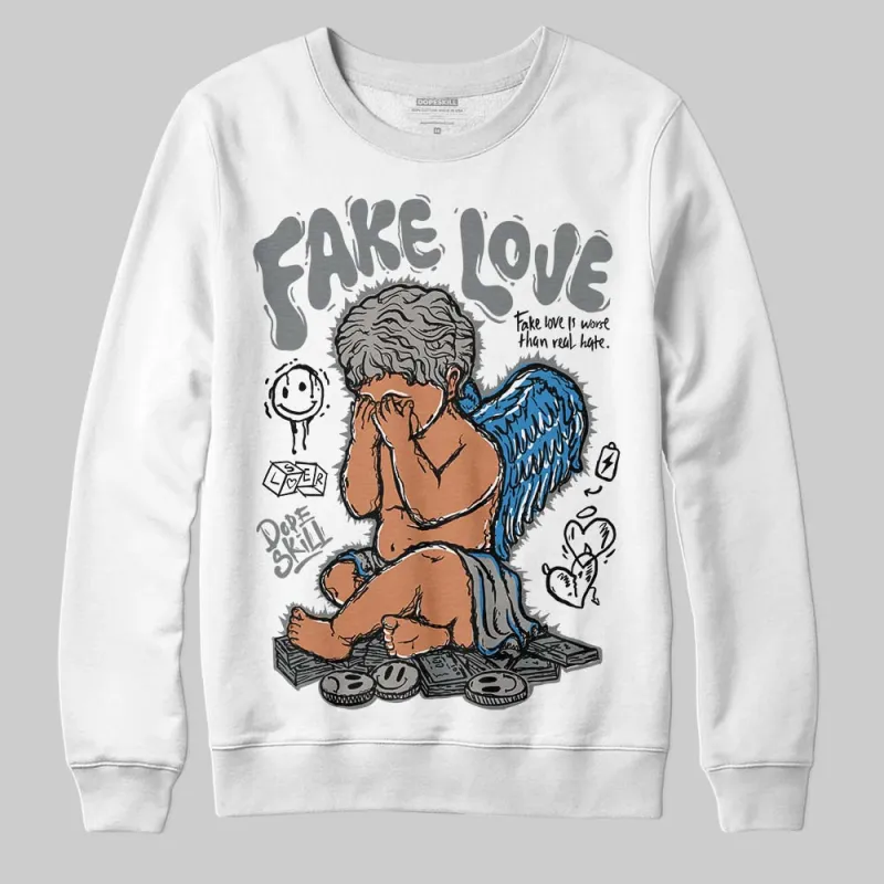 Cool Grey 9s DopeSkill Sweatshirt False Love Graphic sold by DopeSkill