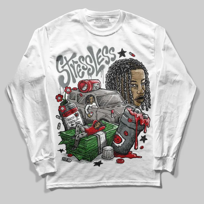 Cool Grey 9s DopeSkill Long Sleeve T-Shirt Stressless Graphic sold by DopeSkill