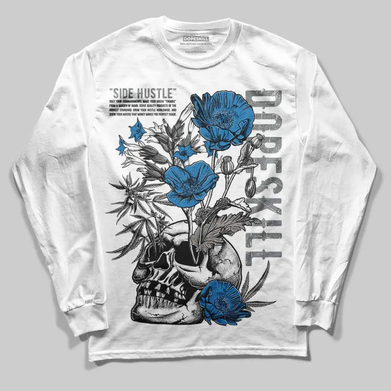 Cool Grey 9s DopeSkill Long Sleeve T-Shirt Side Hustle Graphic sold by DopeSkill