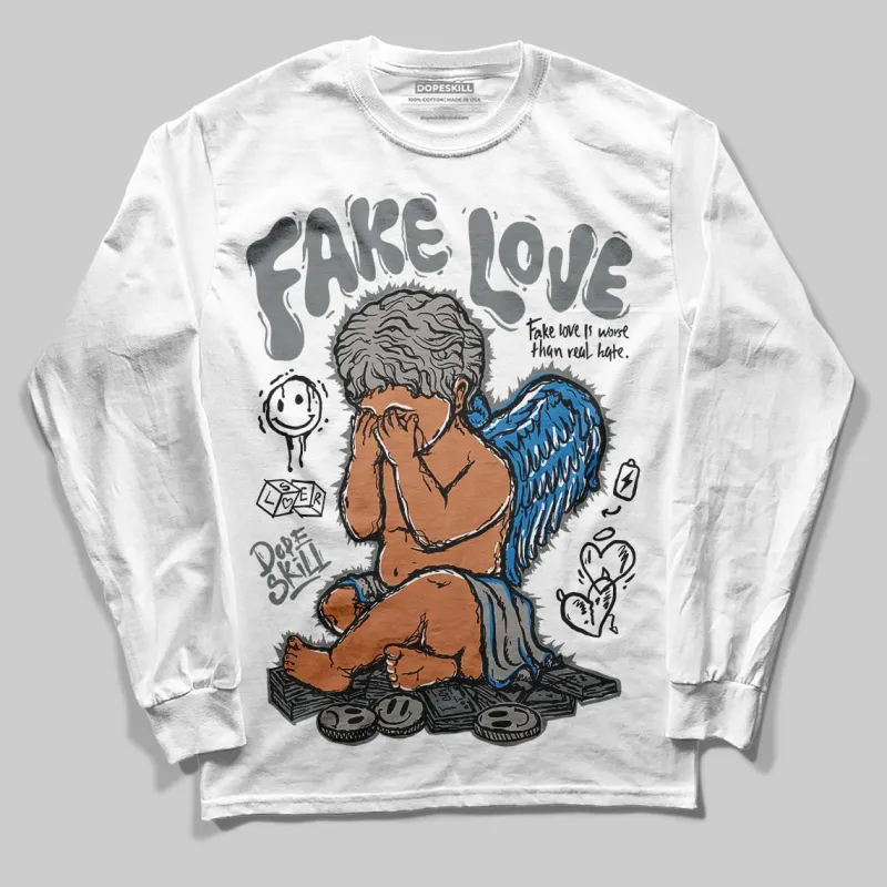 Cool Grey 9s DopeSkill Long Sleeve T-Shirt False Love Graphic sold by DopeSkill